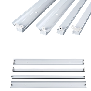 Iluminación Interior Comercial e Industrial, Portalámparas Doble de 18w 24w, G13 T8, Dos Tubos con Cubierta, Estándar de Exportación, 1200mm 1500mm 600mm - Product Image 6