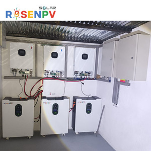 Sistema <span class=keywords><strong>Solar</strong></span> Híbrido de 20kw, Conjunto Completo <span class=keywords><strong>con</strong></span> Batería de Litio de Respaldo, Actualización Paralela, Instalación en Techo para Hogar y Negocios - Product Image 5