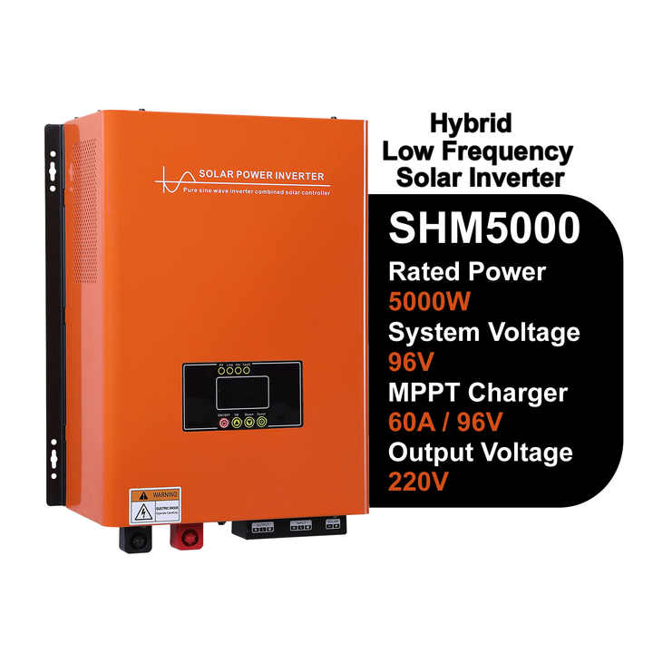 5KW Hybrid Solar Inverter 5000W 96Vdc 220Vac Mppt Solar Charger Pv ...