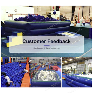 Busa tiup untuk trampolin anak-anak, lubang busa udara latihan bermain - Product Image 5