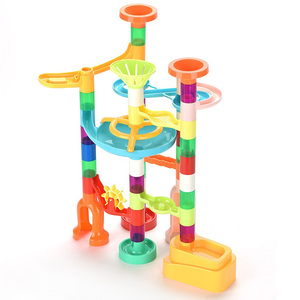 Toy Trend 2024 Construction Marble <strong>Track</strong> Maze <strong>Block</strong> 73pcs Marble Run <strong>Building</strong> <strong>Blocks</strong> Toys - Product Image 5