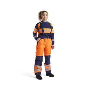 BLAKLADER - 187519775389XL Pantalones de invierno Hi-Vis Naranja/Azul marino-EAN 7330509864586 ROPA DE TRABAJO DE LA HI-VIS - Product Image 3