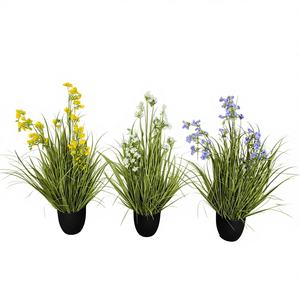 Fleurs de mariage artificielles de haute qualité, longues tiges, fleurs de daphné rose vif, résistantes aux UV, ignifuges, décoration de fête - Product Image 5