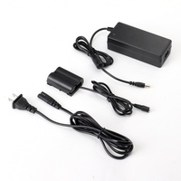 Batterie factice EN-EL15 et kit adaptateur secteur EU/US/UK avec gaine en PVC pour appareil photo