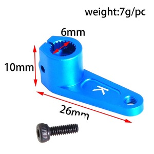 Brazo de Servo Metálico, Engranaje 23T, SANWA/<span class=keywords><strong>KO</strong></span> PROPO # 42249 - Product Image 3