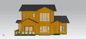 Sẵn Sàng Để Sử Dụng Biệt Thự Châu Âu Nhà Gỗ Nhà Đúc Sẵn Hai Câu Chuyện Hiện Đại Biệt Thự Sang Trọng Nhà Prefab - Product Image 2