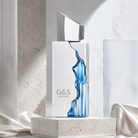 Flacon de parfum au design original, flacon de parfum personnalisé unique, flacon de parfum de luxe en verre, OEM et ODM, 100 ml, 50 ml