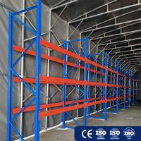 Sistema de Estanterías Metálicas para Almacén de Alta Resistencia, Sin Pernos, 500 kg/Nivel, 5 Niveles, Fácil Montaje, Recubrimiento en Polvo, Industrial