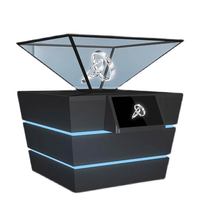 Pantalla Piramidal de Hologramas 3D a Simple Vista 360 °    Proyección Flotante LED con Imagen en Pantalla para Uso Comercial