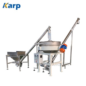 Convoyeur à vis hélicoïdal incliné pour amidon de tapioca avec <span class=keywords><strong>trémie</strong></span>, vente chaude - Product Image 3