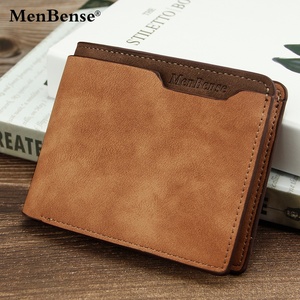 Nouveau style de portefeuille court multifonctionnel, portefeuille en PU de qualité, décontracté et tendance, couleur unie, <span class=keywords><strong>porte</strong></span>-<span class=keywords><strong>monnaie</strong></span> pour hommes - Product Image 6