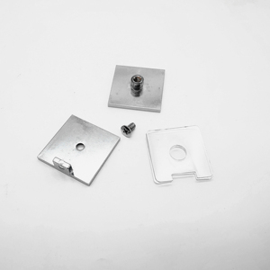 Pince d'angle carrée <span class=keywords><strong>pour</strong></span> porte en verre, quincaillerie, accessoires de salle de bains, douche, murale, très résistante, 10 pièces - Product Image 5
