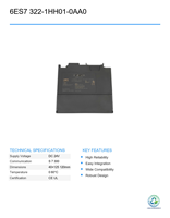 PLC de Automatización Industrial Usado 6ES7 322-1HH01-0AA0, Ideal para Sistemas de Control Industrial