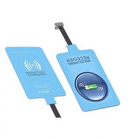 [Recharge rapide 2A] Patch récepteur sans fil pour téléphone portable 15W compatible avec la recharge Android Type-C
