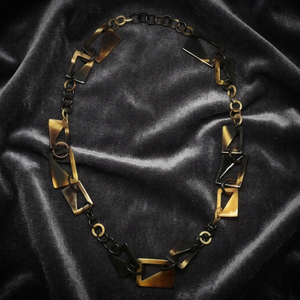 Collier unisexe en corne de buffle, nouvelle mode, écologique, 90 cm, chaîne à maillons classique et élégante pour célébrations d'anniversaire – Vente chaude en gros - Product Image 2