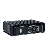 Ordenador de sobremesa i3 Intel Core i5, Mini pc industrial sin ventilador con 6 COM y 2 Lan