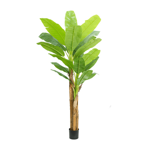 Plantes artificielles, bananier, grand arbre en plastique en pot, simulation de plantes hautes, aménagement paysager, décoration de la maison, bonsaï, arbre <span class=keywords><strong>Musa</strong></span> <span class=keywords><strong>Basjoo</strong></span> - Product Image 2