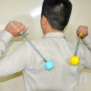 Pumpkin Head Beat Hammer <b>Massage</b> Steel Spring Ball Relief Body Back Leg Knock Massager Stick <b>Tool</b> - Product Image 4