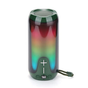 Haut-parleurs sans fil portables TG651 TWS 10W RGB LED Mini Audio Party Woofer avec radio FM pour téléphone portable - Product Image 1