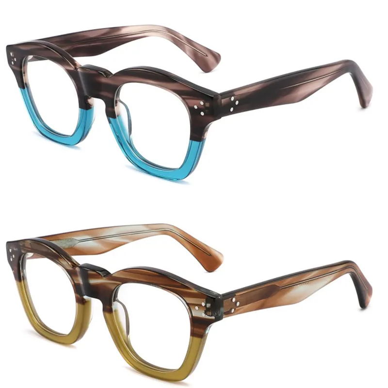 Acetate Optical Frames Prescriptions Best Price Spectacle Eyeglasses Frames Brand 2023 Newest Eye Glasses Optical Women Men