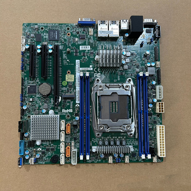 X10SRM-TF the Single-socket Server Motherboard with Dual 10G Network Cards C612 Supports M.2 NVME E5V3/V4