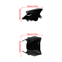 Woodniu Racein pour Surron Light Bee, pièces en fibre de carbone, cache-phare noir, accessoires tout-terrain, moto de cross