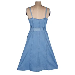 Mode Offre Spéciale robe de couture tridimensionnelle Denim dames jean robe Denim femmes pour la fête