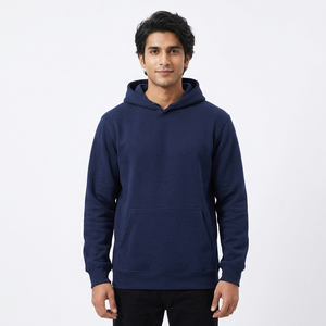 Sudaderas con Capucha y Camisetas de Algodón Grueso de Alta Calidad para Hombre, Etiqueta Negra, Talla Grande para Impresión Puff, Estilo Urbano, Venta al por Mayor - Product Image 1
