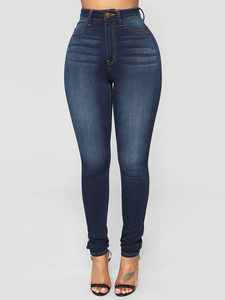 YUANBOFEI <span class=keywords><strong>Jeans</strong></span> Skinny da Donna a Vita Alta, Pantaloni in Denim Snellenti <span class=keywords><strong>Super</strong></span> Elasticizzati, Pantaloni a Sigaretta Lavati Sexy - Product Image 5