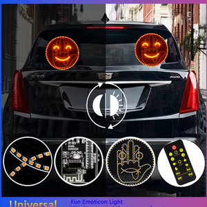 Accessoires Intérieurs Lumière Voiture Fenêtre Doigt Lumière <span class=keywords><strong>Expression</strong></span> Voiture Smiley Lumière Amusante LED <span class=keywords><strong>Auto</strong></span> <span class=keywords><strong>Expression</strong></span> - Product Image 6