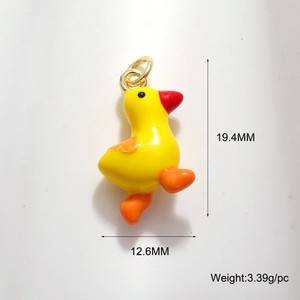 Accessori Fai-<span class=keywords><strong>da</strong></span>-Te, Ciondolo in Rame Smaltato a Forma di Animale Cartoonesco, Carino Ciondolo per Collana e Braccialetto - Product Image 2