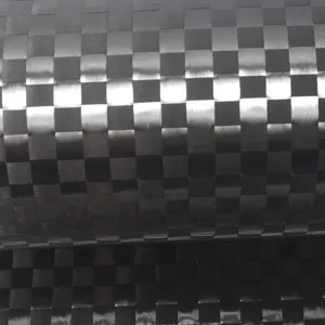 8mm * 8mm menyebarkan Tow kain karbon dengan semprot lem pada satu sisi 12K 200gsm