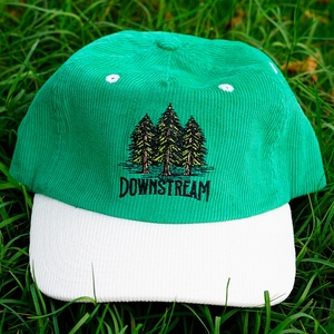 Casquettes Snapback non structurées personnalisées à 5 panneaux en velours côtelé avec logo brodé - Product Image 5
