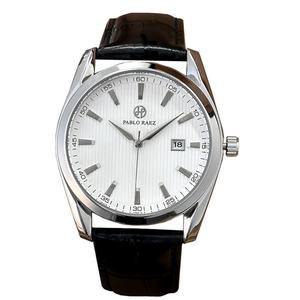 2025 New Luxury <b>Leather</b> Strap Quartz <b>Watch</b> for Men Women Waterproof Luminous Pointer Dial Display New OEM ODM Case Alloy - Product Image 4