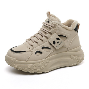 QB50 2026 Zapatos Deportivos Impermeables de Media Caña para Mujer, Calzado Casual para Correr, Aumento del Aislamiento Térmico, Absorción de Impactos, Algodón - Product Image 1