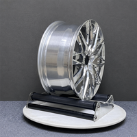 Jantes forgées en maille chromée personnalisées 17-24 pouces 5x112 5x114.3 5x120 pour voitures particulières Audi Mercedes-Benz BMW