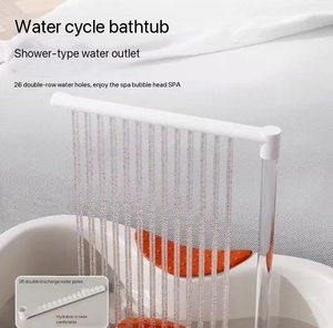 Lavar el cabello en la cama Tazón de champú de ayuda de asistencia con tubo de drenaje, Lavabo de champú inflable, Lavabo portátil - Product Image 2