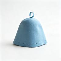 Chapeau de sauna en feutre de laine durable, plusieurs couleurs disponibles, unisexe, isolation thermique, bonnet Banya, possibilité de personnaliser le logo