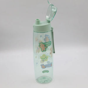 Botella de Agua Ligera Kita Active de 700 ml, Botella para Beber a Prueba de Fugas de Silicona y PP para Deportes y Viajes - Product Image 1