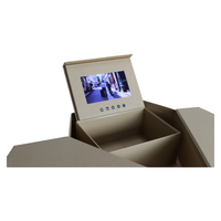 Boîte d'emballage cadeau avec écran LED, écran LCD HD blanc de 7 pouces, personnalisable OEM/ODM
