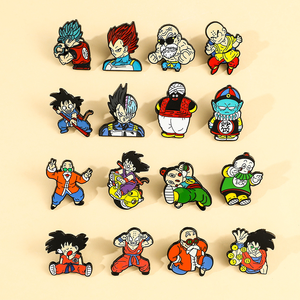 Vintage Broschen für Damen Vegeta Goku Metalllegierung Anstecknadel für Hut Kleidung Dekoration Pin Accessoires - Product Image 4