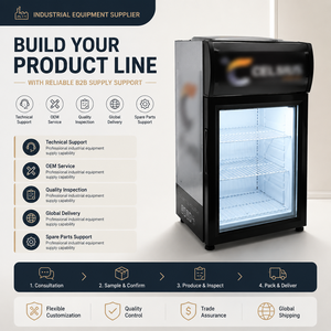 Oumeite 42L comercial de una sola temperatura pantalla Vertical nevera supermercado bebidas enfriador mecánico - Product Image 2