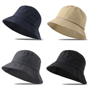 <strong>Funky</strong> Sun Big Xxxl Black Blue Gray Khaki Brown Beach School <strong>Bucket</strong> <strong>Hat</strong> with Custom logo - Product Image 1