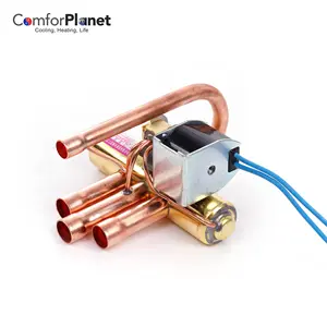 Nhà Máy Giá 24V DC Lạnh 4 Cách Revering Van Điều Hòa Không Khí 4 Cách Đảo Chiều Van Cho Điều Hòa Không Khí - Product Image 2
