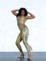 Tenue de scène personnalisable pour femme, uniforme de majorette, avec franges et sequins argentés, idéale pour la danse latine et le jazz