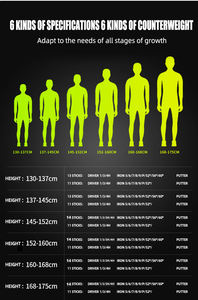 Palo <span class=keywords><strong>de</strong></span> <span class=keywords><strong>golf</strong></span> profesional para niños PGM JRTUG013 - Product Image 5