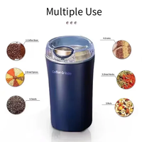 Molinillo eléctrico pequeño para granos, molinillo de café, nueces de acero inoxidable, granos, molinillo de hierbas para Cocina