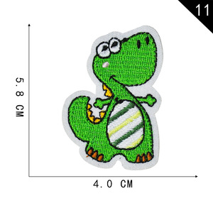 Patchs thermocollants animaux de dessin animé, décoration de vêtements DIY, en stock, personnalisation prise en charge, approvisionnement en gros OEM - Product Image 6