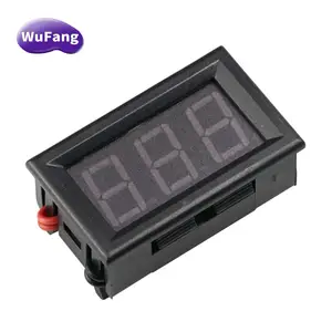 WungFang Digital tube DC voltmeter head 0.56 inch LED digital voltmeter DC4.5V-30.0V reverse connection protection