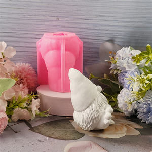Moldes de fundición de resina hechos a mano para adornos decorativos DIY Moldes enanos de silicona de estilo Ins W0367 - Product Image 3